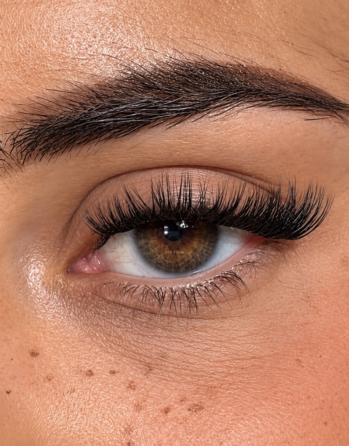 Gros plan sur un regard aux cils clusters The House of Velvet