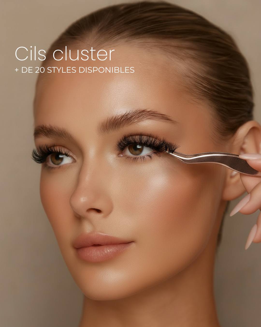 Cils Cluster The House of Velvet – pose rapide et résultats ultra naturels