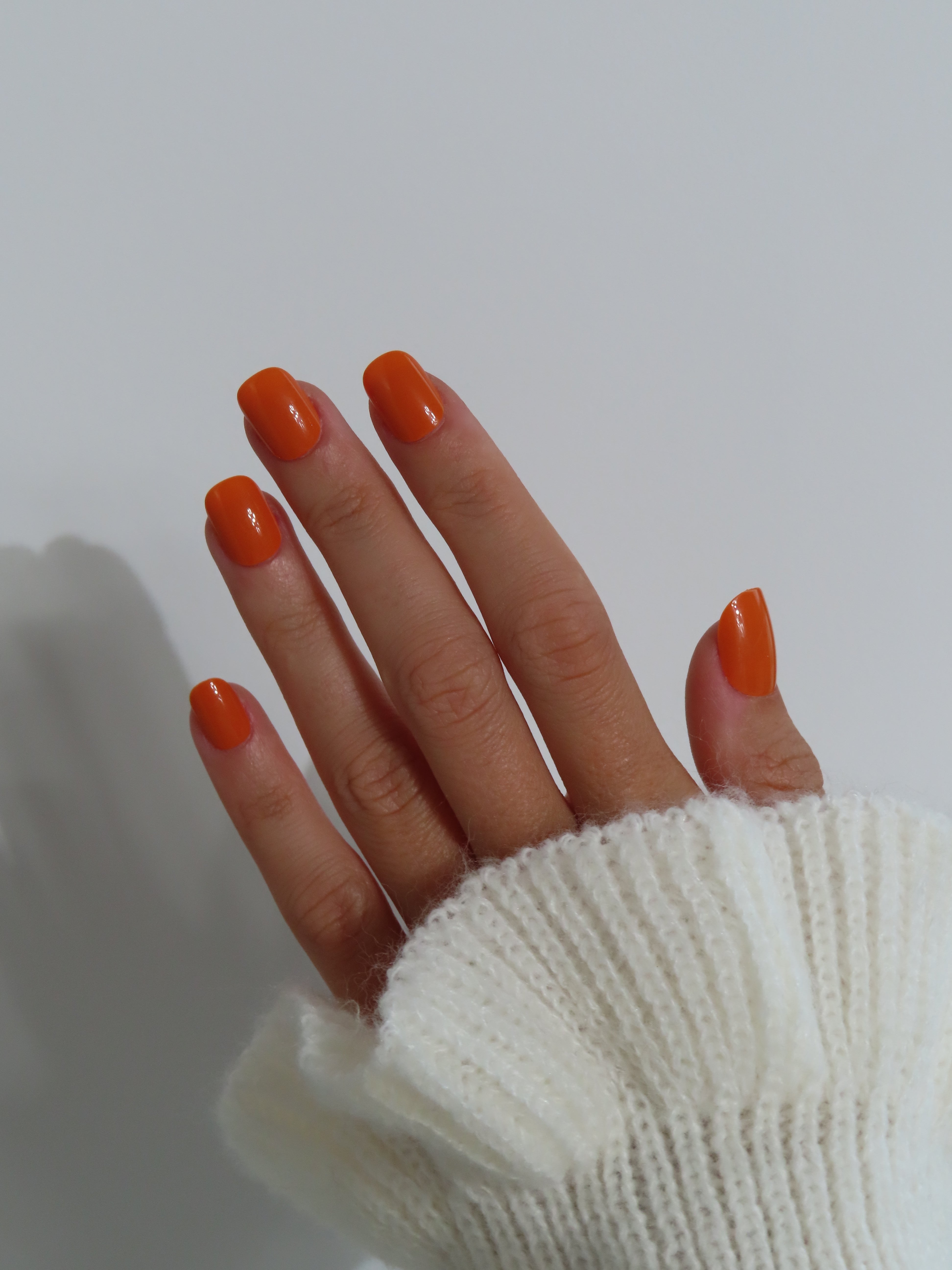 Press-On Nails orange eclat