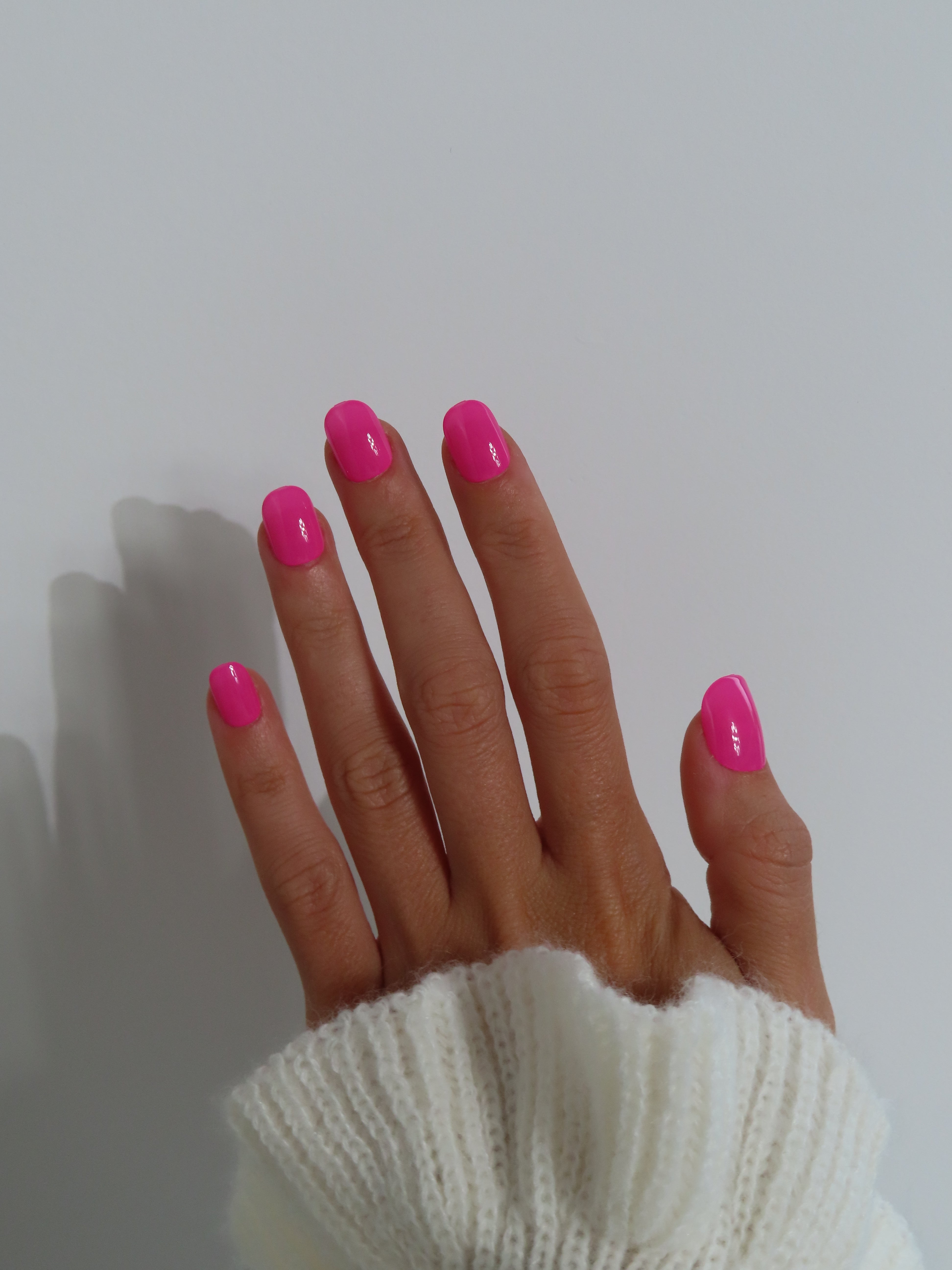 Press-On Nails ongles Rose framboise