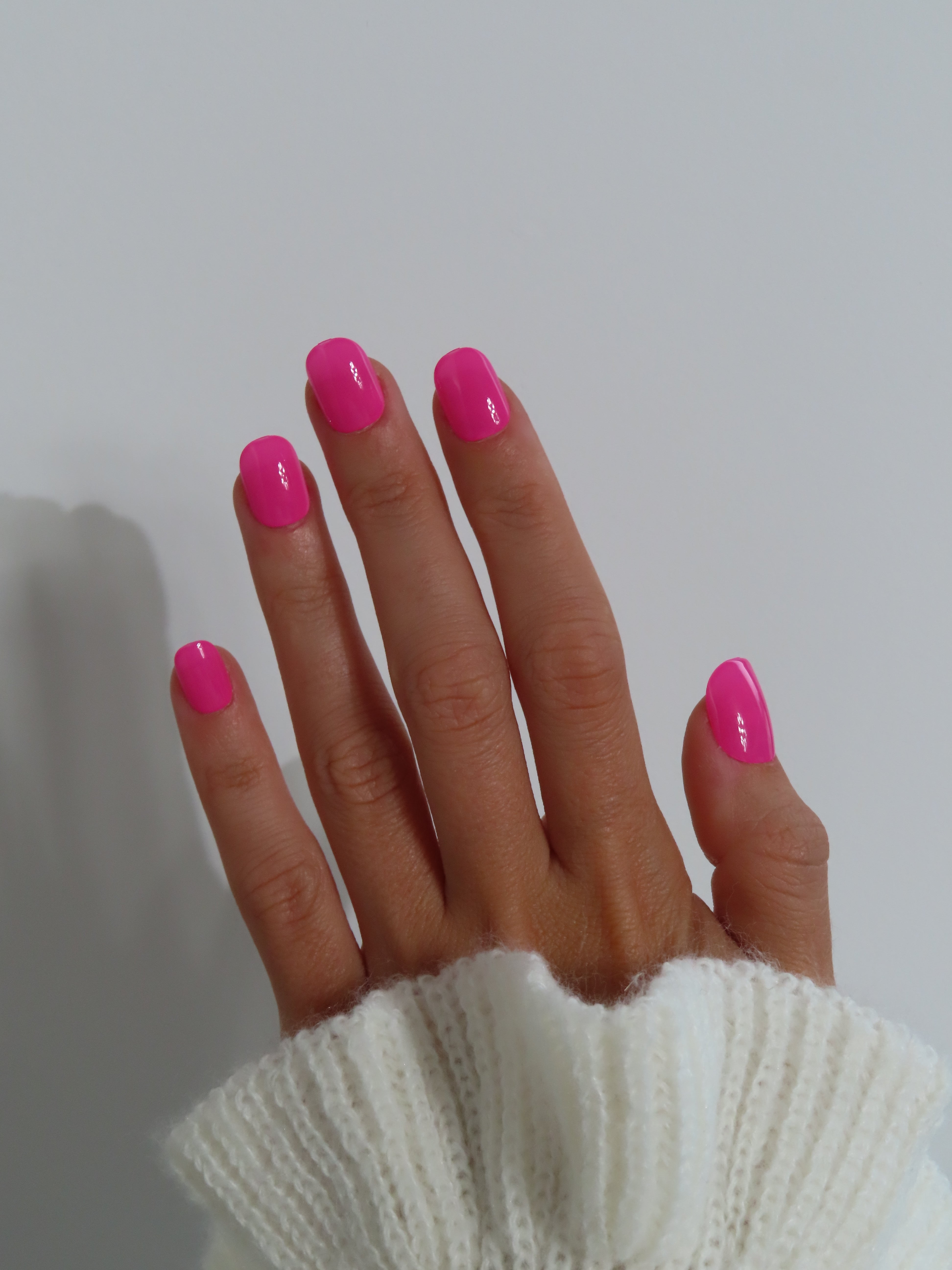 Press-On Nails ongles Rose framboise