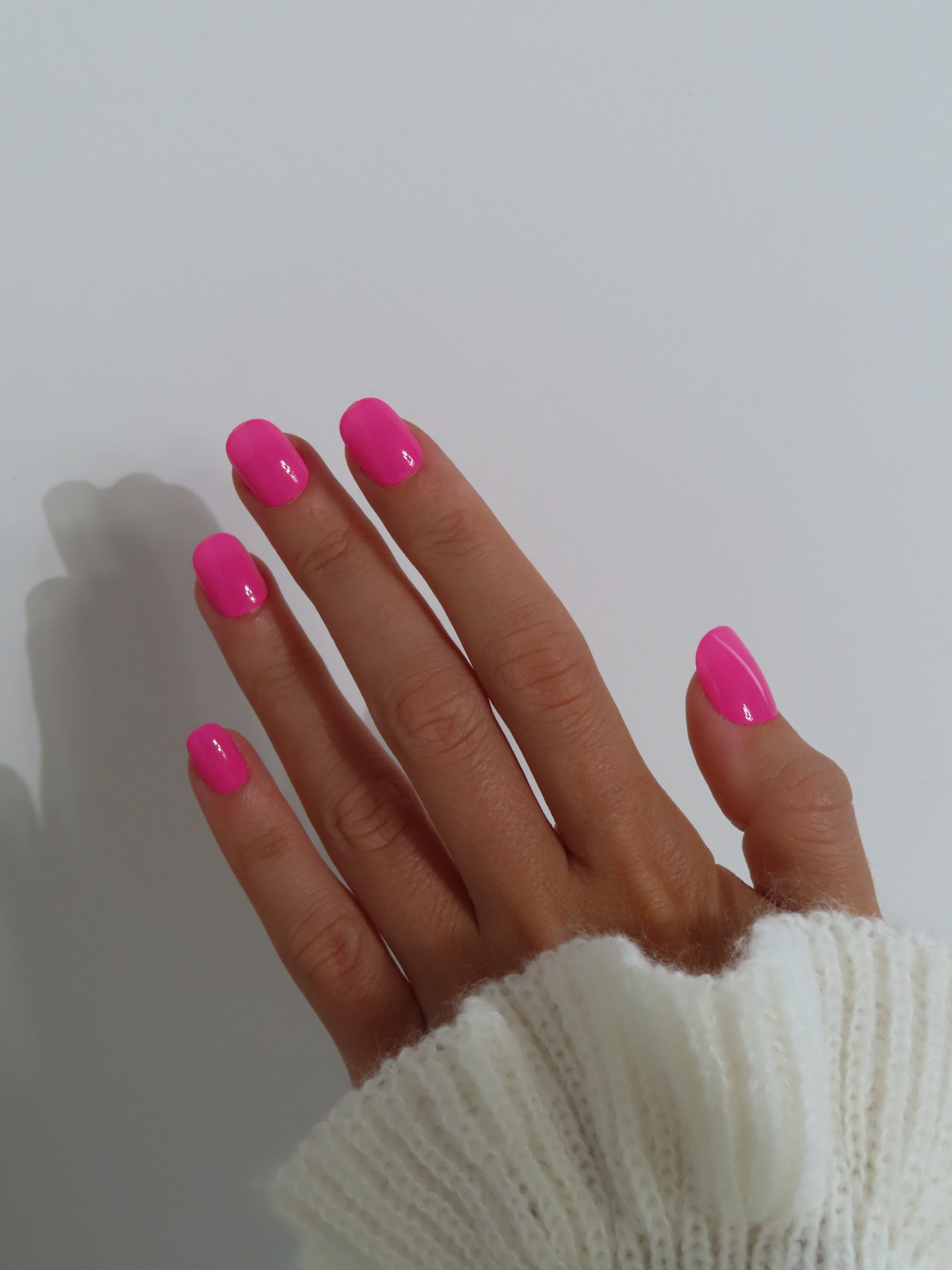 Press-On Nails ongles Rose framboise