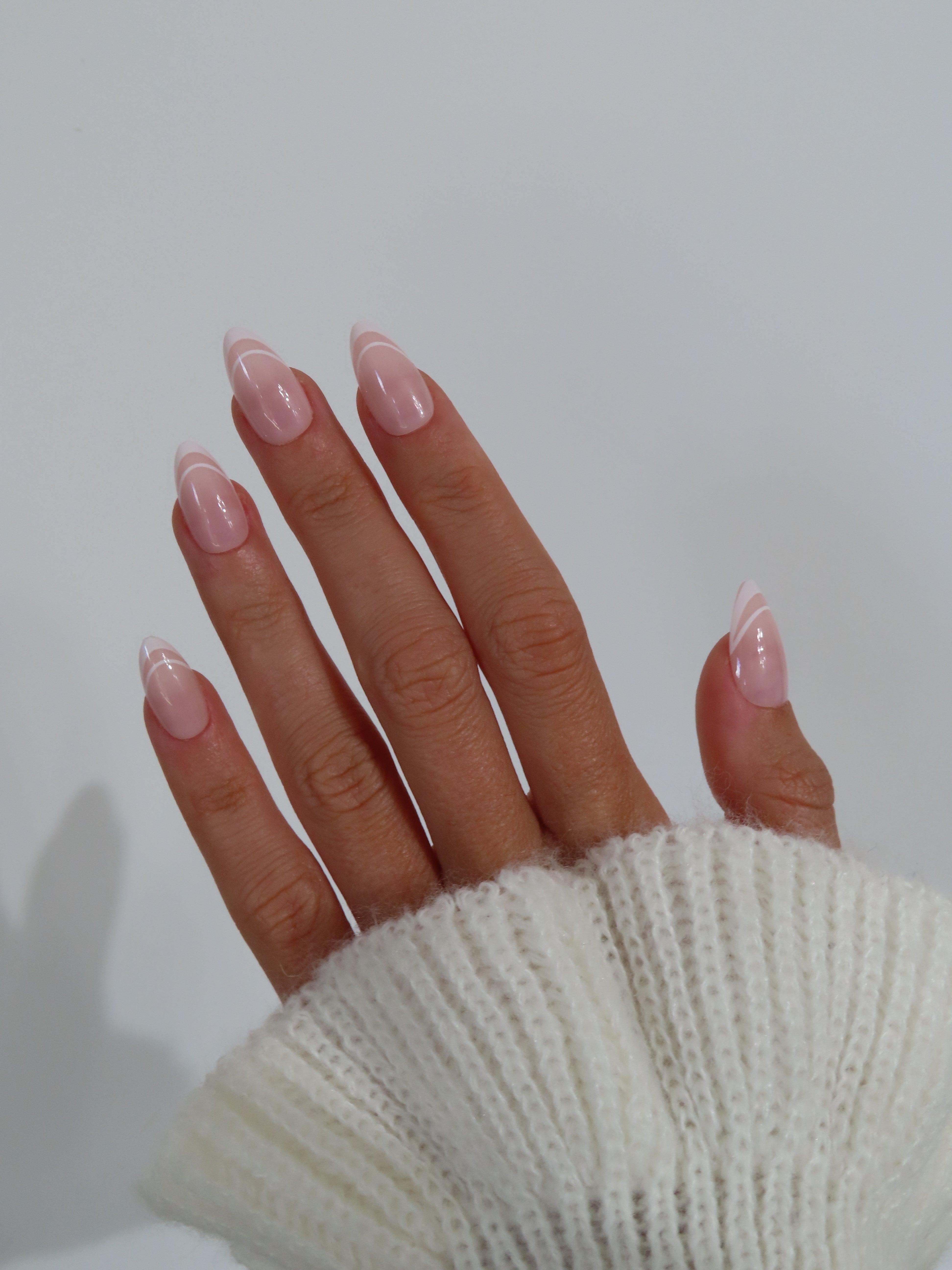 Press on nails ongles french chic