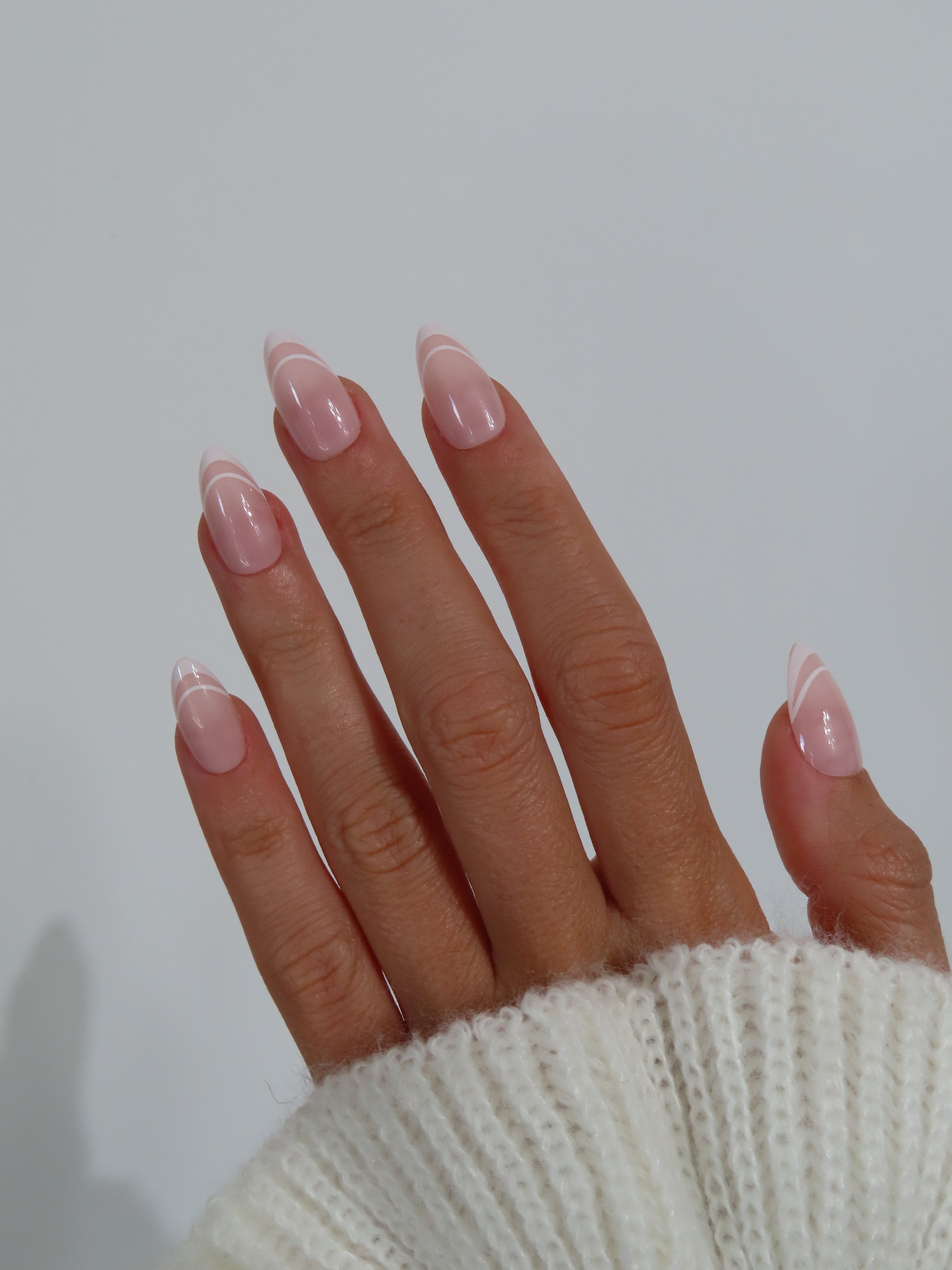 Press on nails ongles french chic