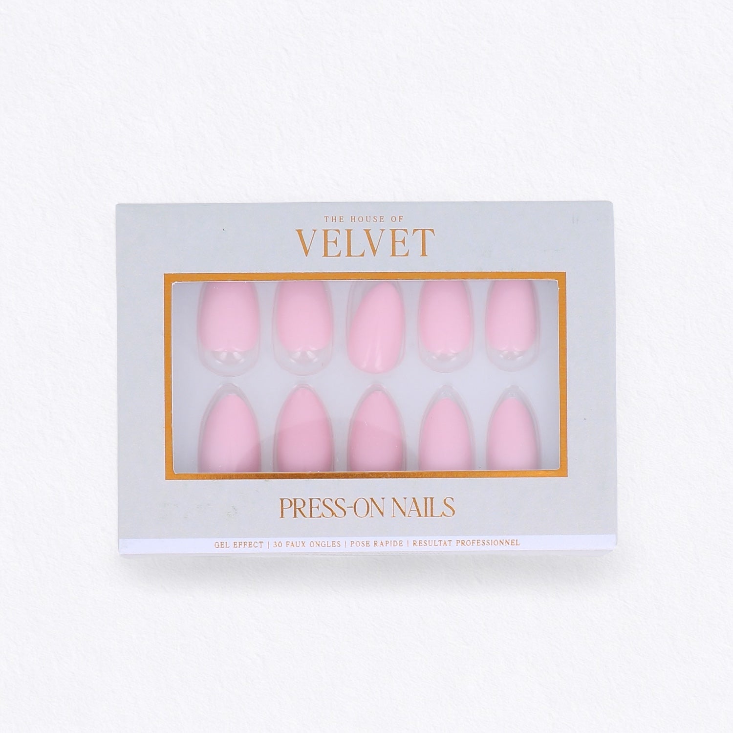 Press-On Nails Rose Nude