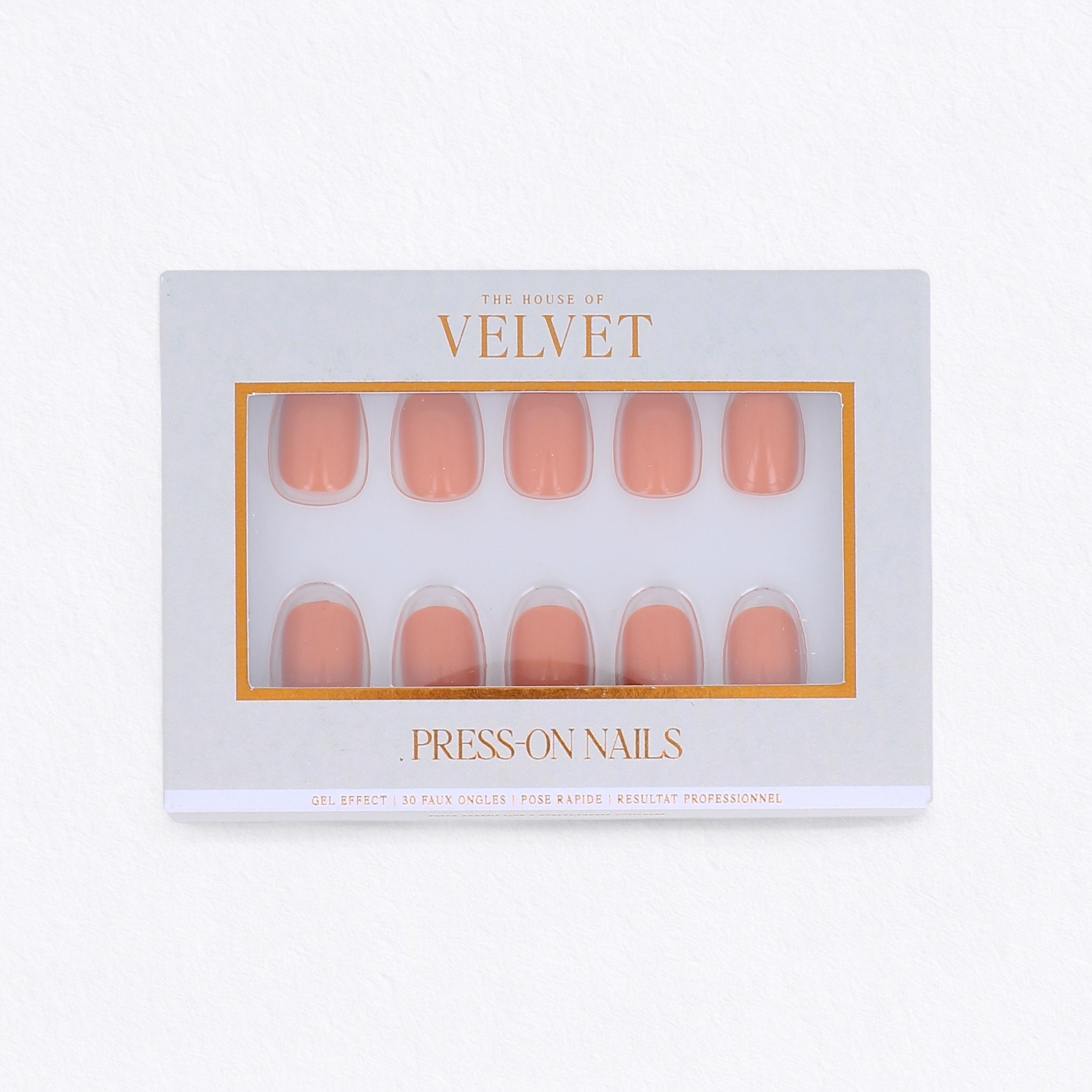 Press-On Nails orange eclat
