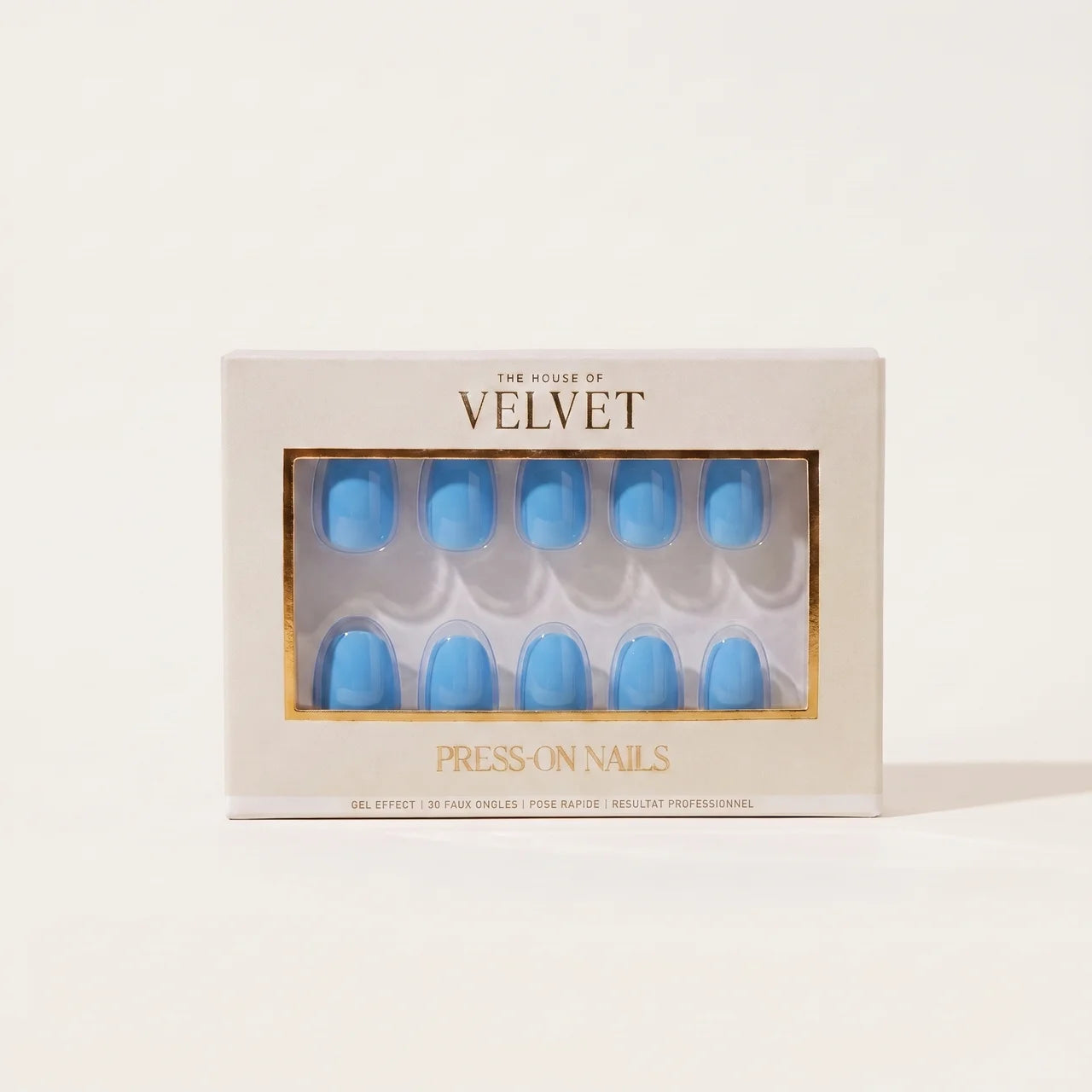 Press-On Nails Sugar Bleu Pastel
