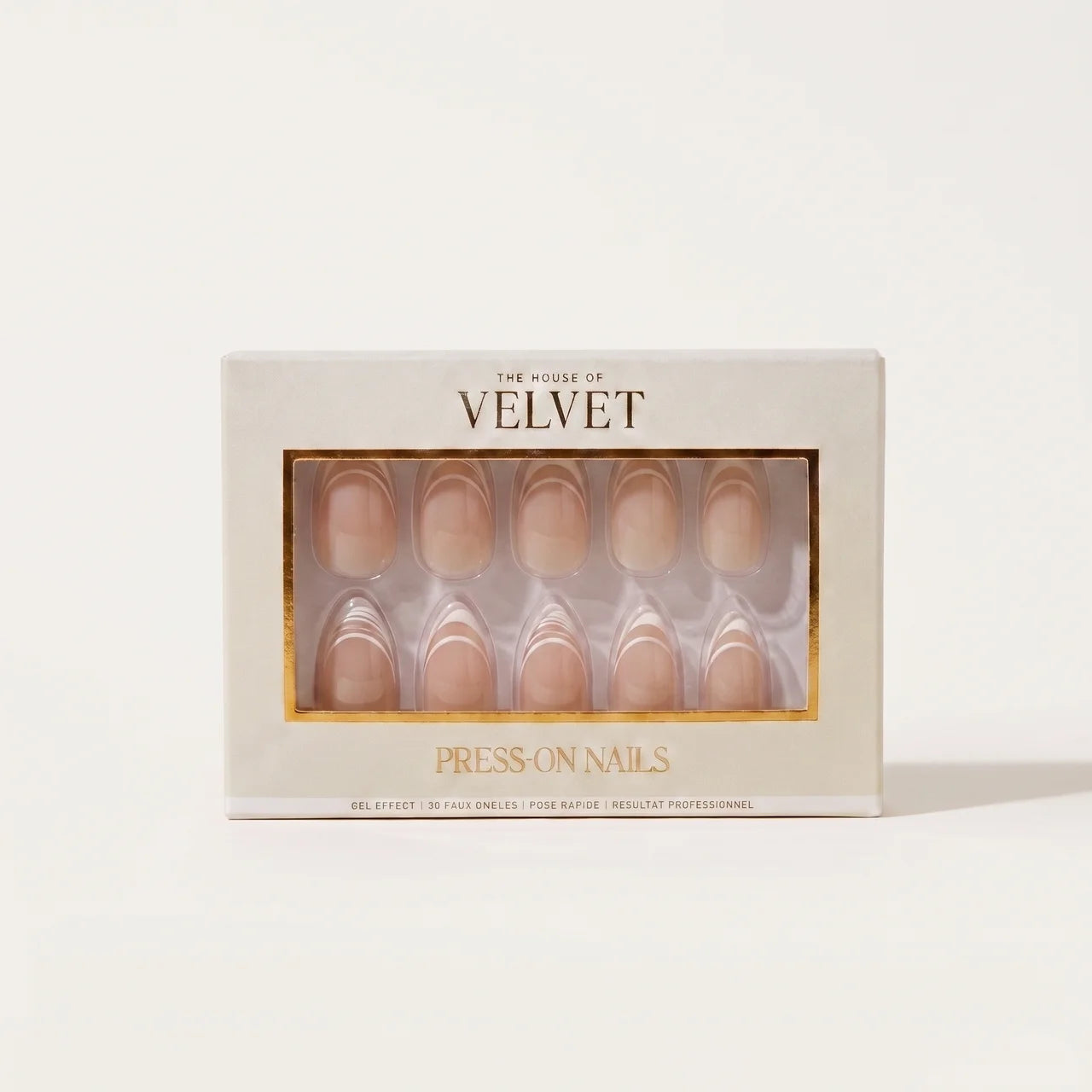 Press on nails ongles french chic