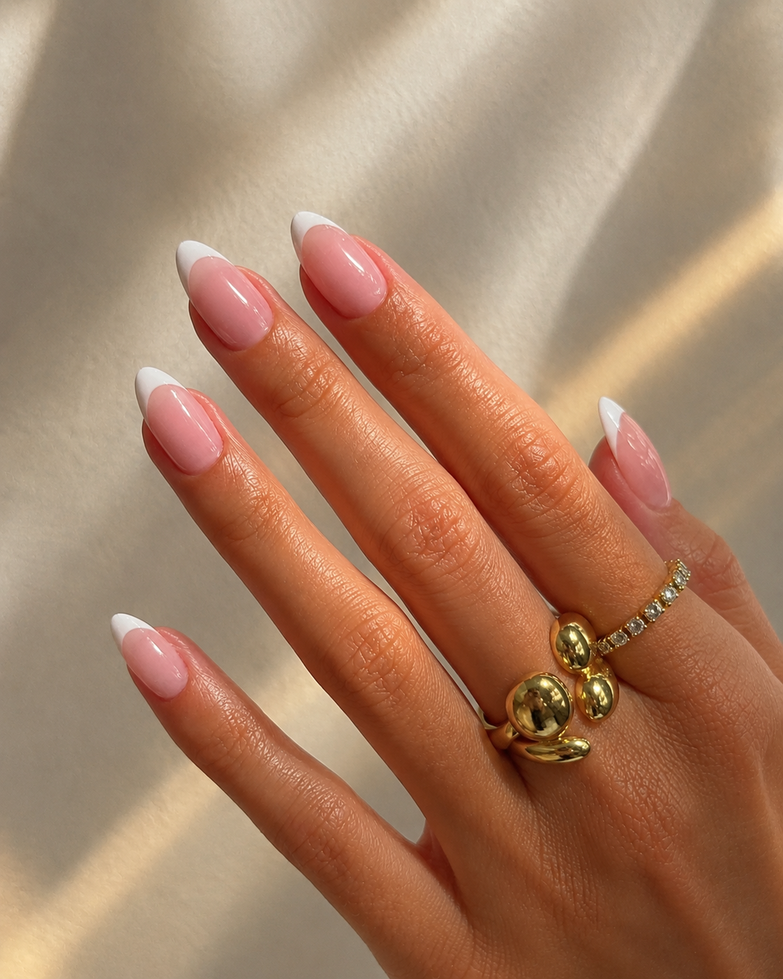 Press-On Nails French Classique - Forme Amande