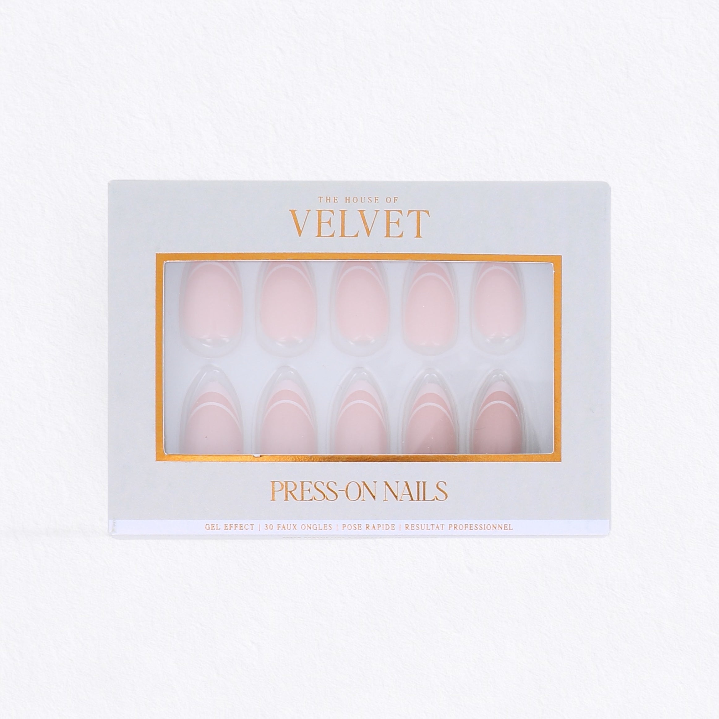 Press on nails ongles french chic