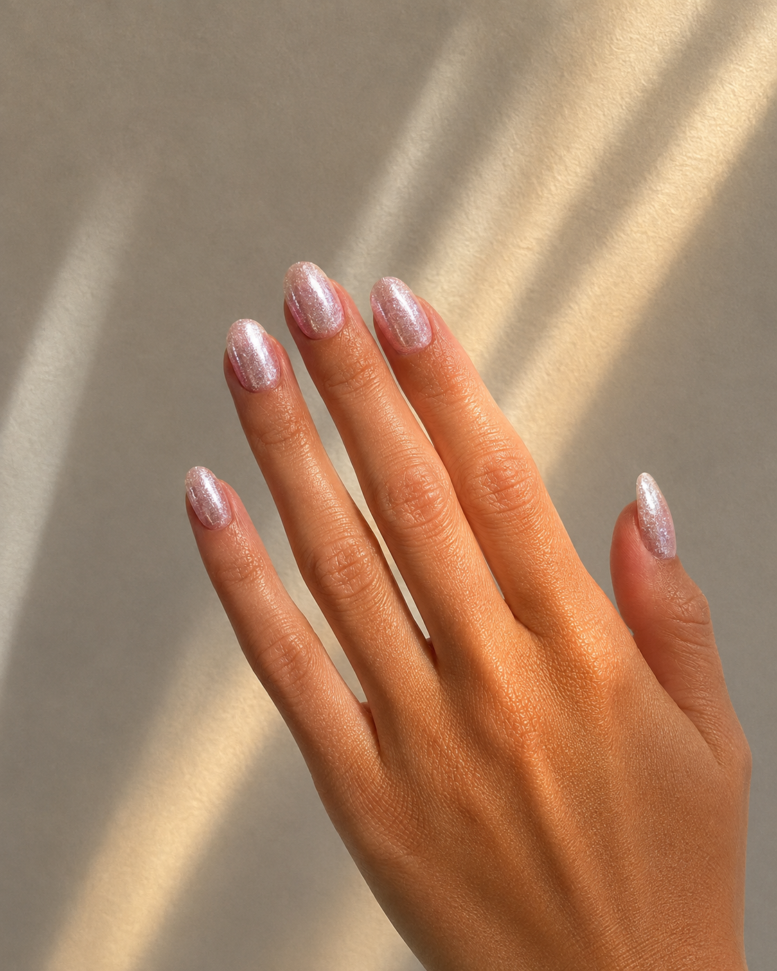Press-On Nails Rose Paillette – Collection Glazed