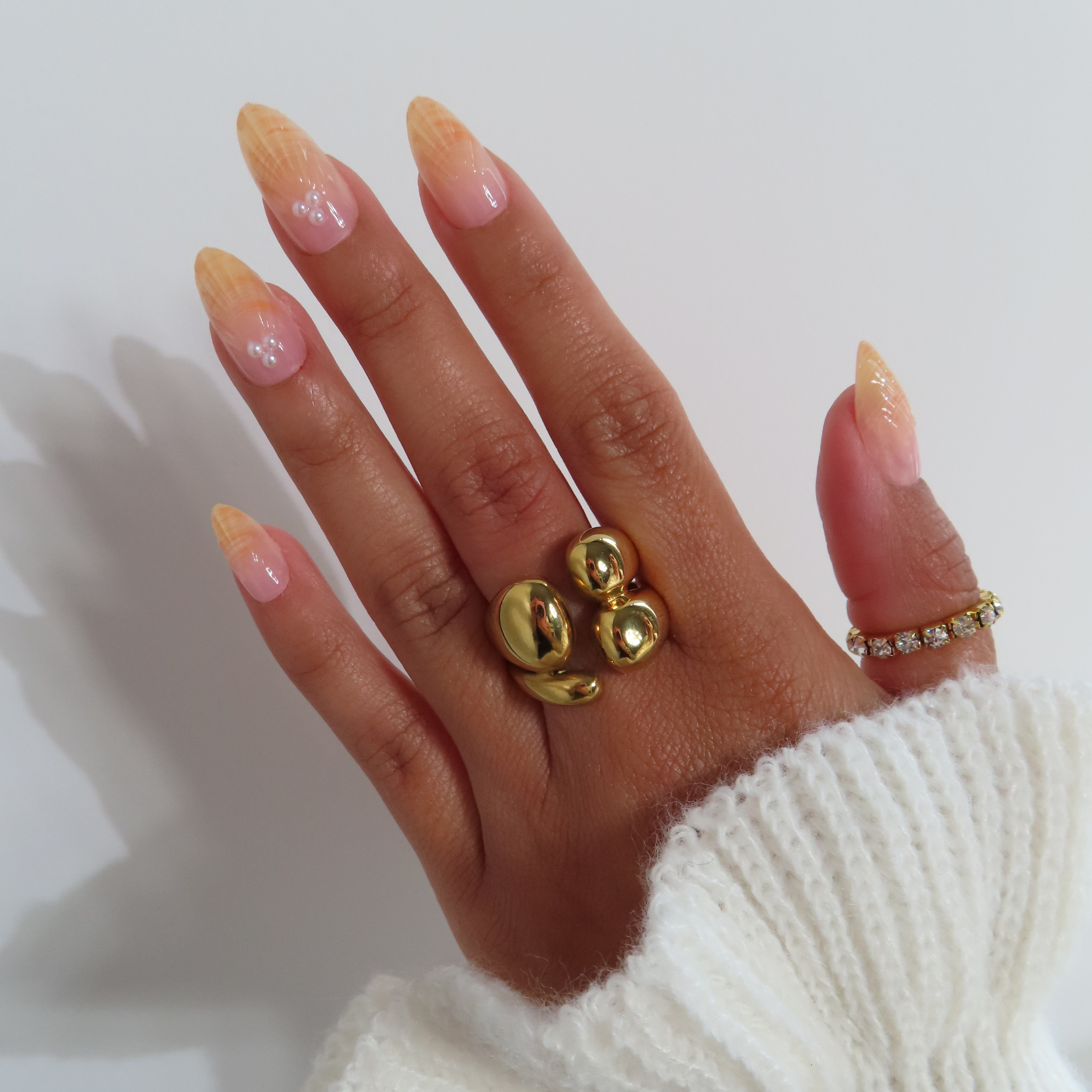 Press-On Nails Gel Effect – Solea Forme Amande Medium