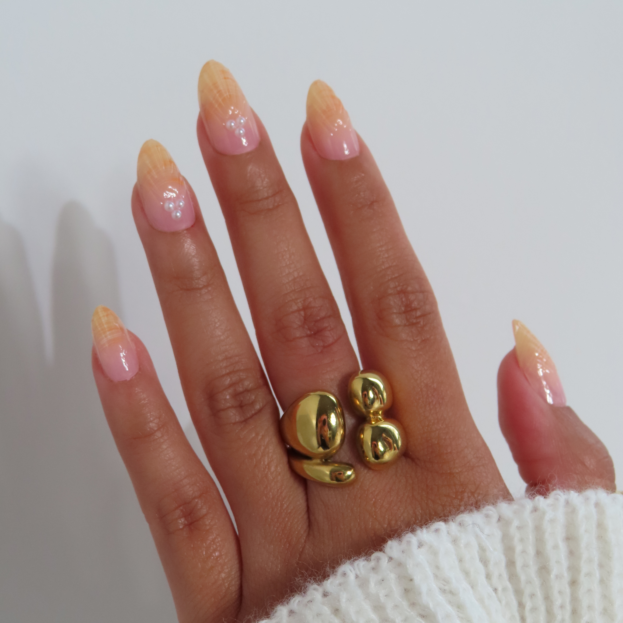 Press-On Nails Gel Effect – Solea Forme Amande Medium