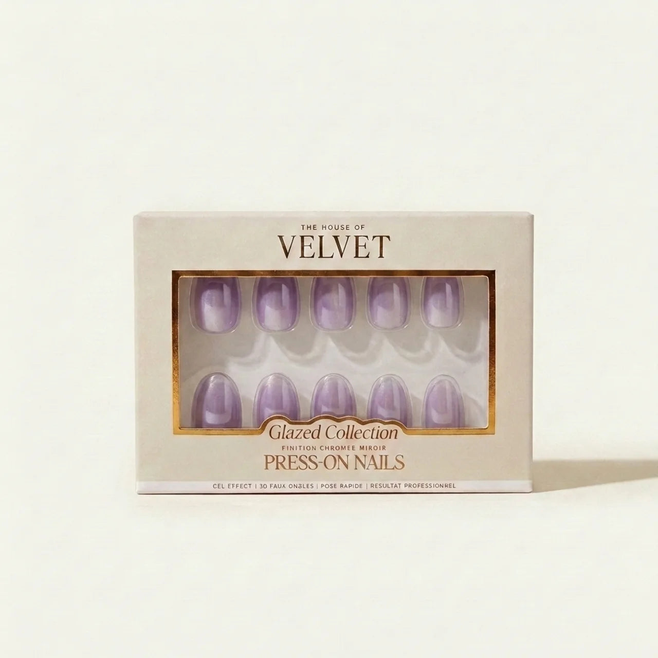 Press-On Nails ongles nalia Chromé